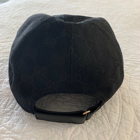 Original GG canvas baseball hat with Web - Picture 6 of 11